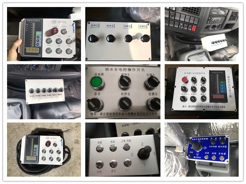 Electric control panel and air control panel of sprinkler truck swithc valve Electric control panel and air control panel of sprinkler truck swithc valve