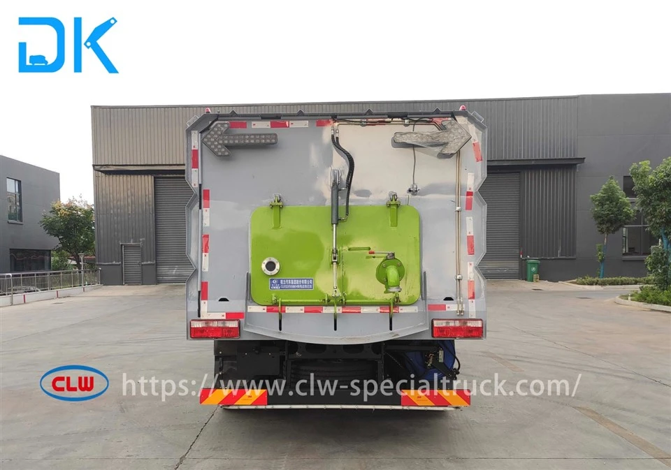 12 tons sweeper truck rear
