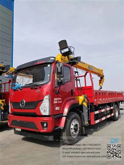 Shanqi Xuan de x9 xcmg 8t 5 ส่วนแขนแขนรถบรรทุกแถวเดียว